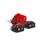 Milwaukee Kit de baterías y cargador M18 NRG-502C - Pack NRG M18