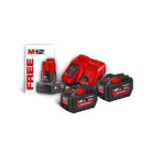 Milwaukee Kit de baterías y cargador NRG M18™ HIGH OUTPUT™ 12.0AH
