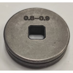 Rodillo dentado para hilo flux 0.8-0.9 mm y macizo de 0.6 mm