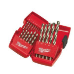 Milwaukee ESTUCHE DE PLÁSTICO CON 19 BROCAS THUNDERWEB HSS-G