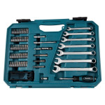 Makita Maletín de accesorios herramienta manual 120 piezas E-06616