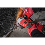 Milwaukee M18 BLSAG125X-0 AMOLADORA ANGULAR SIN ESCOBILLAS M18™ DE125 MM CON INTERRUPTOR DE BOTÓN