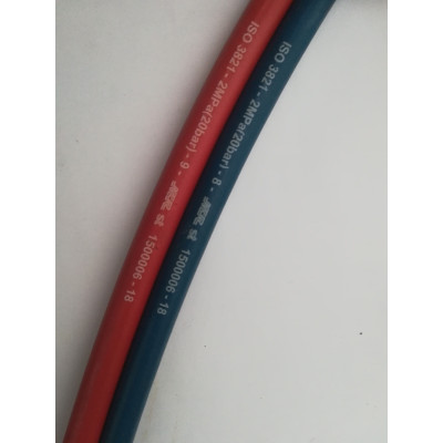 Manguera goma bitubo para soplete corte soldar oxigeno/acetileno/propano/butano