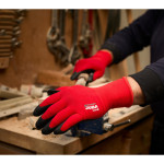 JUBA Guante sin costuras de nailon/fibra lycra® recubierto de nitrilo foam microporoso