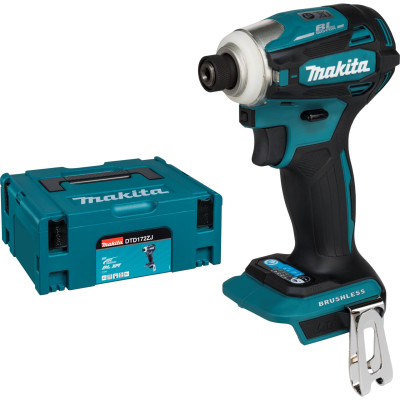 Makita | Atornillador de impacto BL 18V LXT 180Nm con makpac DTD172ZJ