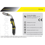 Antorcha hilo MIG/MAG M36 6 metros - EDR